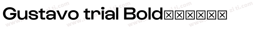 Gustavo trial Bold字体转换
